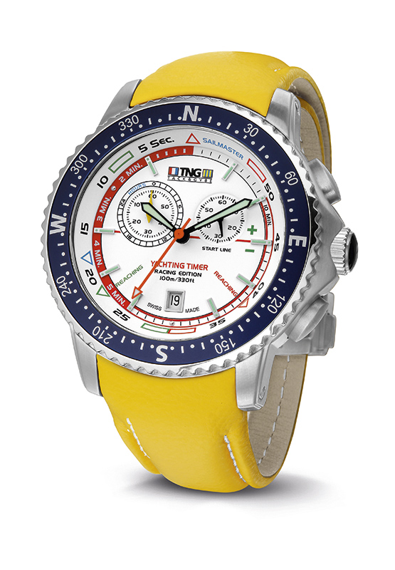 10121C Sailmaster leather yellow1 TNG watches